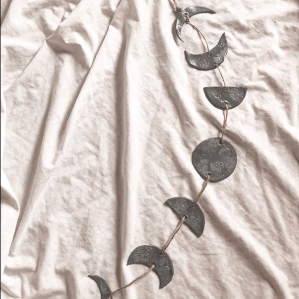 MOON PHASES CLAY GARLAND